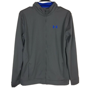Under Armour Warm Up Track Leisure Zippered Jacket Coat Sporty Activewear XL Boy